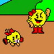 Image for article titled Ms. Pac-Man Bizarrely Replaced With New Wife (?) In Pac-Man Game